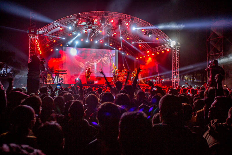 Nepathya performing during live concert