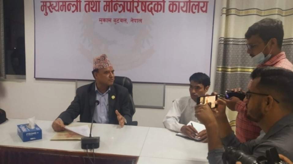 लुम्बिनी सरकारले एक हप्ताभित्र पूर्णता पाउने, मुख्यमन्त्रीको सम्पर्क कार्यालय दाङमा राख्ने