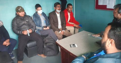 श्रमजीवी पत्रकार संघ नेपाल द्बारा सिभिल हस्पिटलमा ध्यानाकर्षण